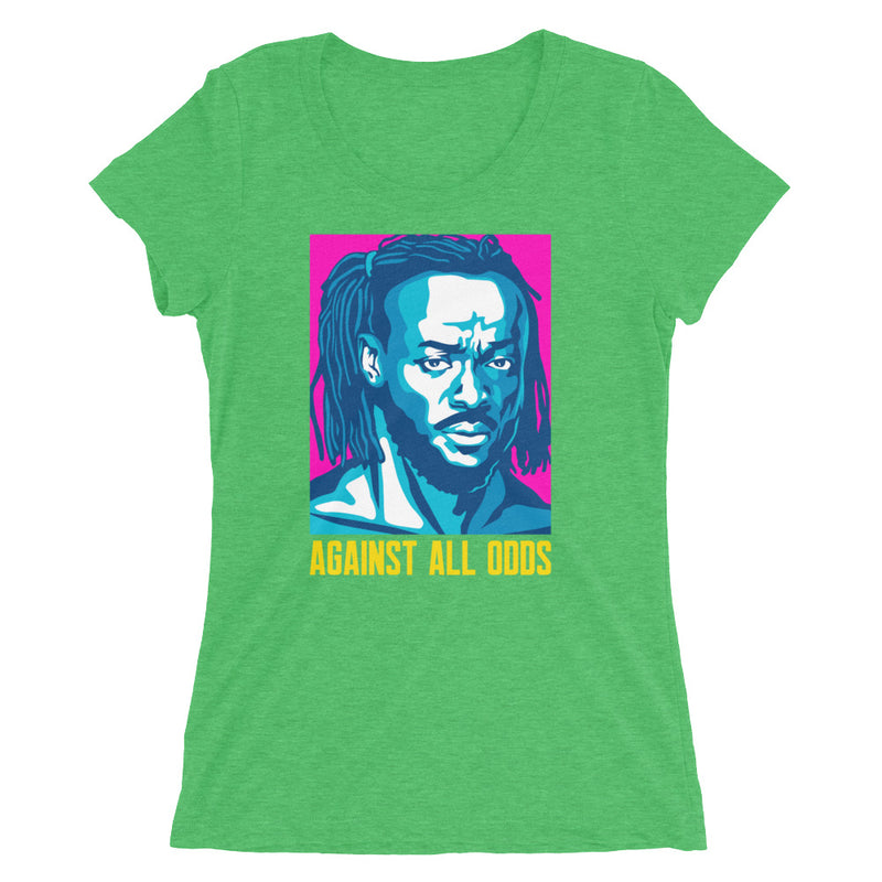 Kofi Kingston "Against All Odds" Women's Tri-Blend T-Shirt T-Shirt PW Catalog
