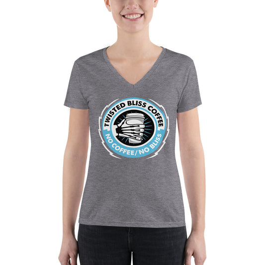 Alexa Bliss "Twisted Bliss Coffee" Women's V-Neck T-Shirt T-Shirt PW Catalog