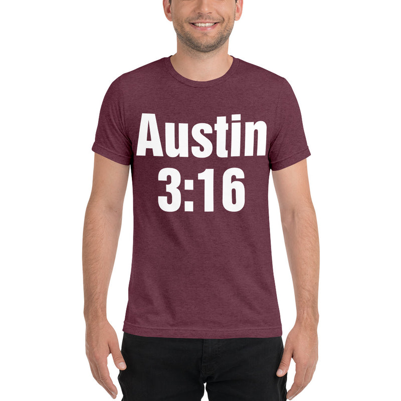 Stone Cold Steve Austin "3:16" Men's Tri-Blend T-Shirt