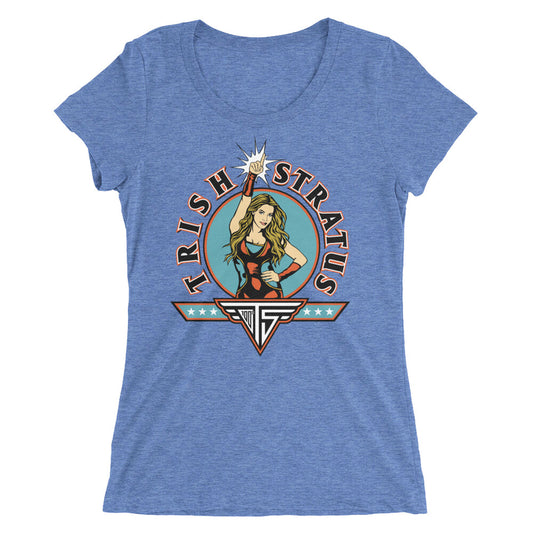 Trish Stratus "Stratusfaction" Women's Tri-Blend T-Shirt