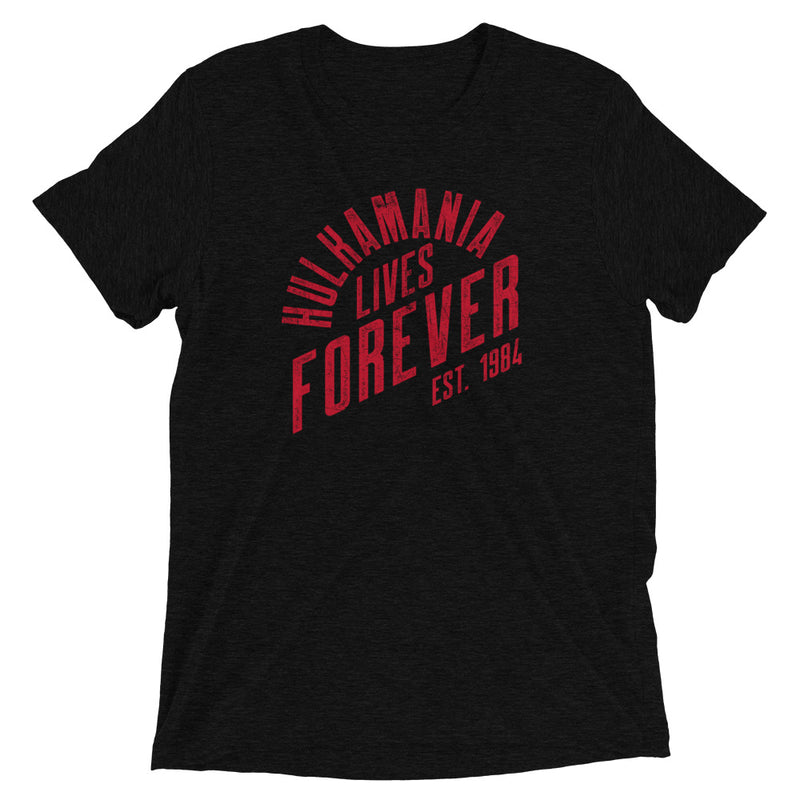 Hulk Hogan "Hulkamania Lives Forever" Tri-Blend T-Shirt