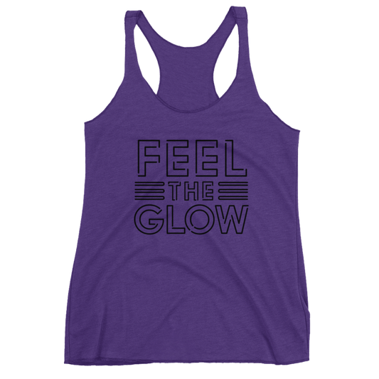 Naomi "Feel The Glow" Logo Women's Racerback Tank Top Tank Top PW Catalog