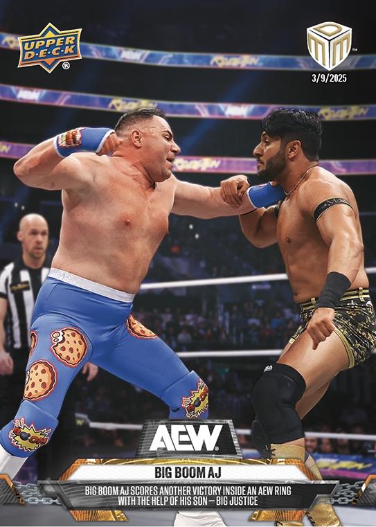 Big Boom AJ – Big Boom AJ Scores Another Victory Inside an AEW Ring With Help From HIS Son – Big Justice