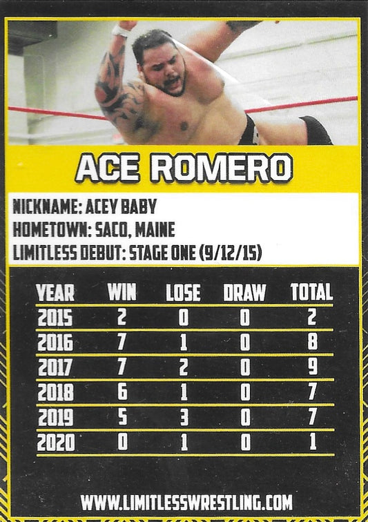 ACE Romero trading card PW Catalog