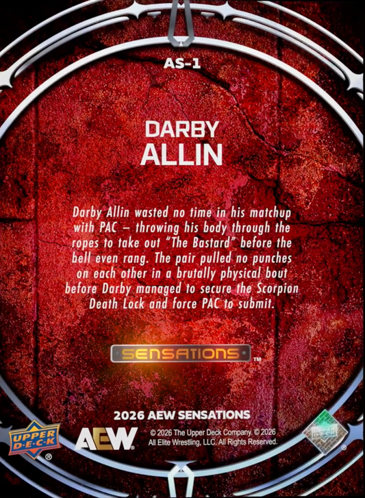 JAN. 14, 2026 – Darby Allin – Darby Allin Brings the Fight Straight to PAC and Scores a Submission Victory at Dynamite VIA Scorpion Death Lock