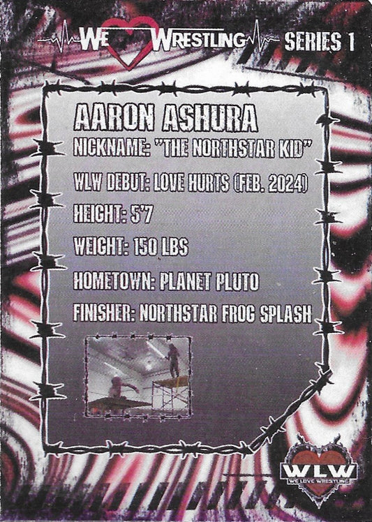 Aaron Ashura trading card PW Catalog