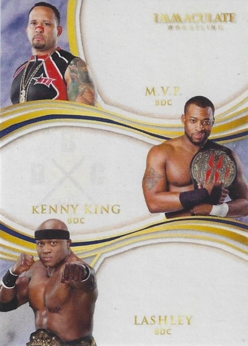 The Beat Down Clan – M.V.P. / Kenny King / Lashley trading card PW Catalog