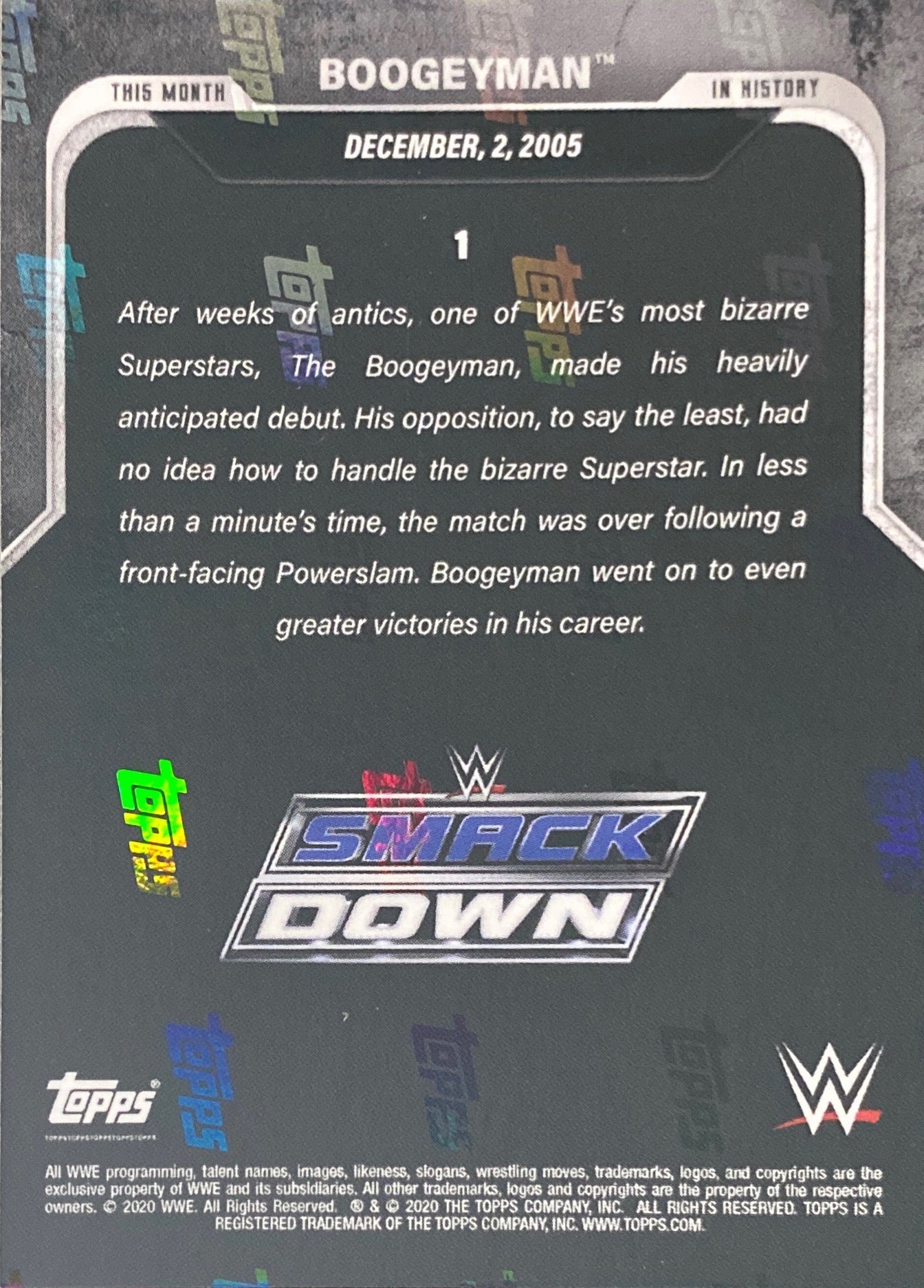 SmackDown – December 2, 2005 Boogeyman Makes HIS In-Ring Debut - image 2