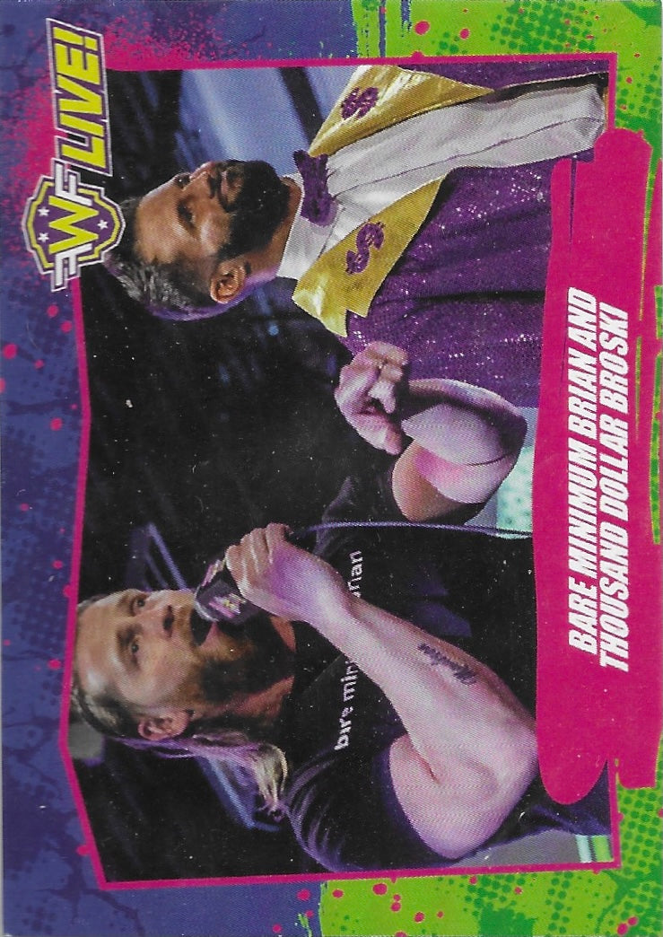 Bare Minimum Brian and Thousand Dollar Broski trading card PW Catalog