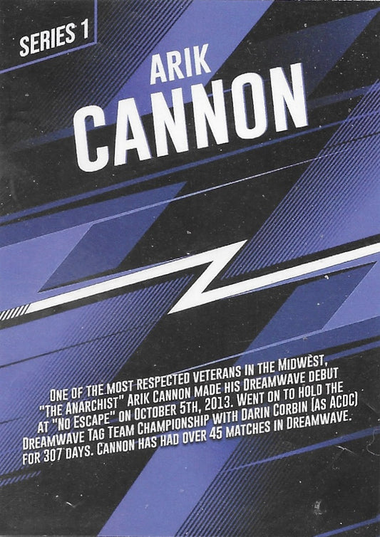 Arik Cannon trading card PW Catalog