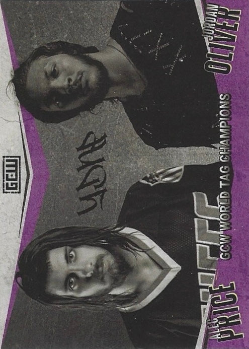 Alec Price / Jordan Oliver – GCW World TAG Champions trading card PW Catalog