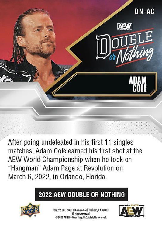 Adam Cole Trading Card PWcatalog