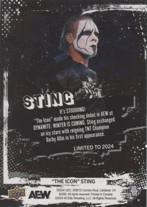 12/2/20 – “the Icon” Sting Made HIS Stunning Debut in AEW at Winter IS Coming