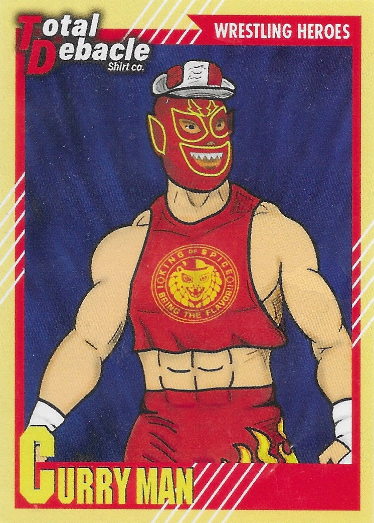 Curry Man trading card PW Catalog