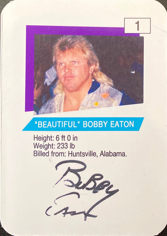 “Beautiful” Bobby Eaton trading card PW Catalog