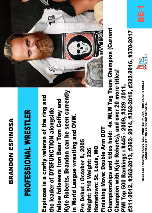 Brandon Espinosa Trading Card PWcatalog