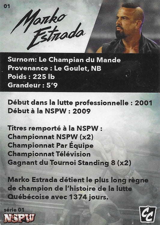 Marko Estrada trading card PW Catalog