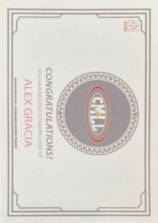 CMLL – Alex Gracia trading card PW Catalog
