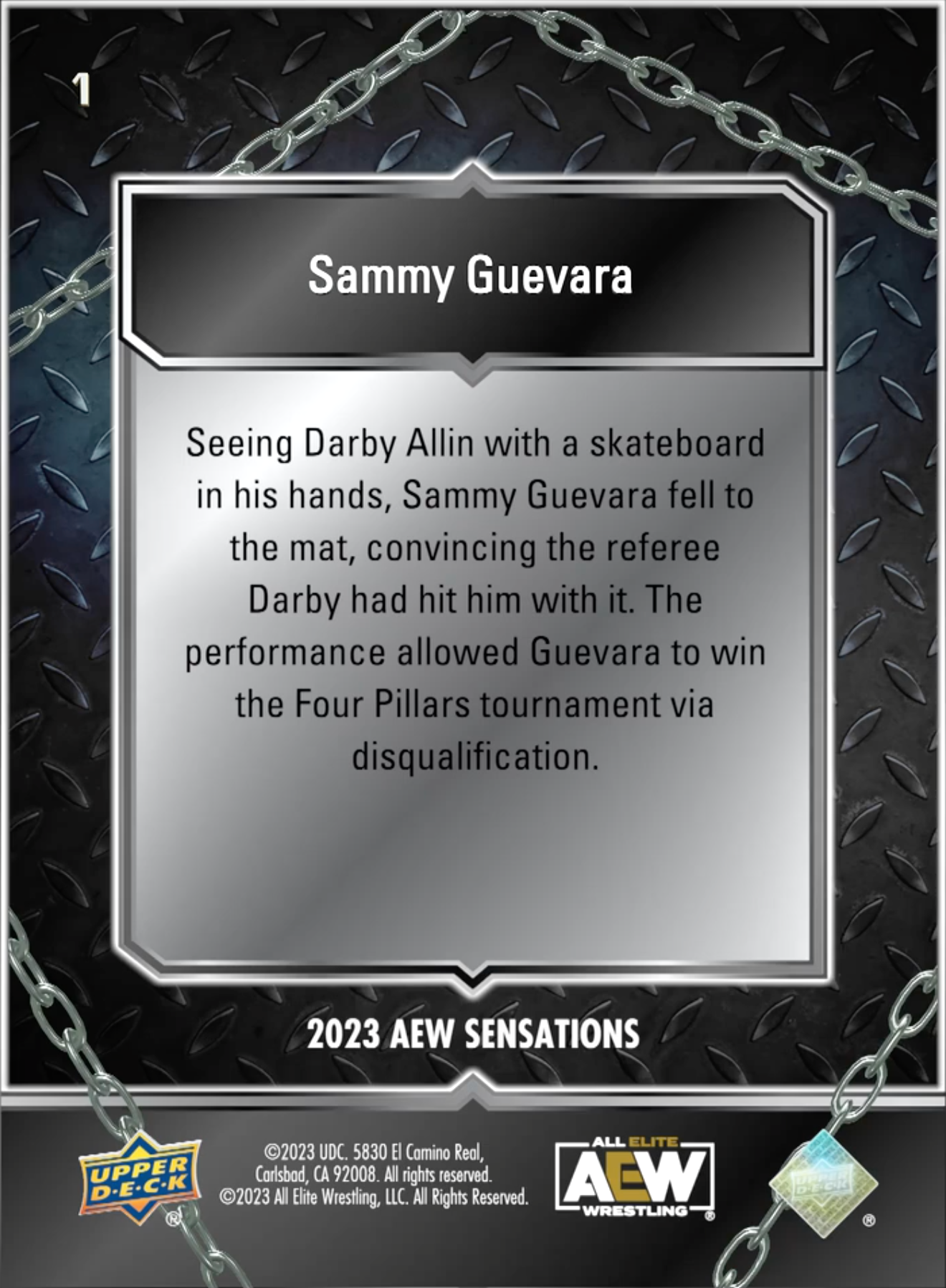 4/26/23 – Sammy Guevara – Sammy Guevara Wins Four Pillars Tournament at Dynamite