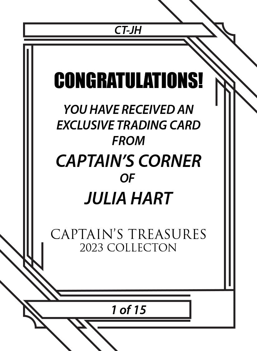 Julia Hart trading card PW Catalog