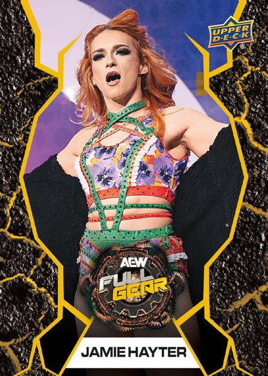 Jamie Hayter trading card PW Catalog