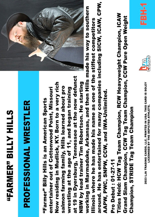 “Farmer” Billy Hills Trading Card PWcatalog