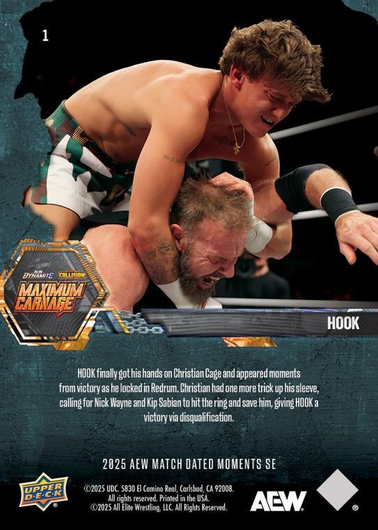 Hook – With Nowhere Left to Run, Christian Cage Was Forced to Face Hook One-On-One