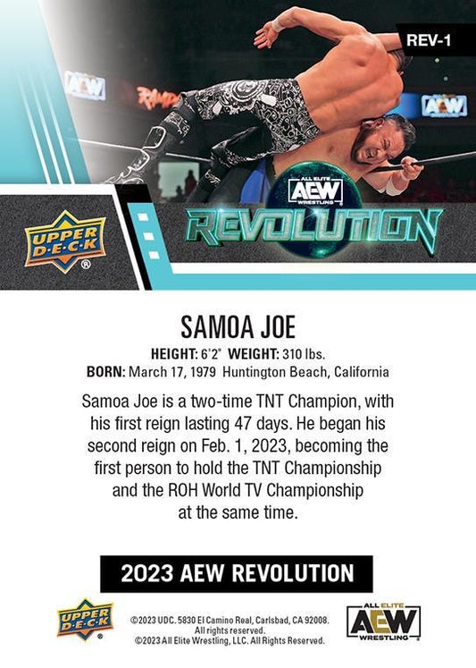 Samoa JOE Trading Card PWcatalog