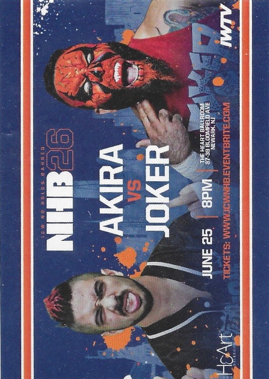 Akira vs Joker trading card PW Catalog