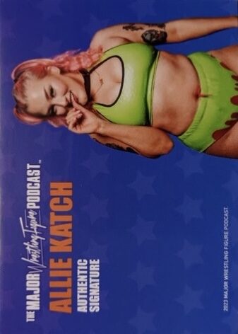 Allie Katch trading card PWcatalog