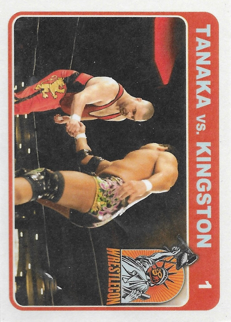 Masato Tanaka vs. Eddie Kingston trading card PW Catalog