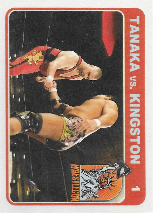 Masato Tanaka vs. Eddie Kingston trading card PW Catalog