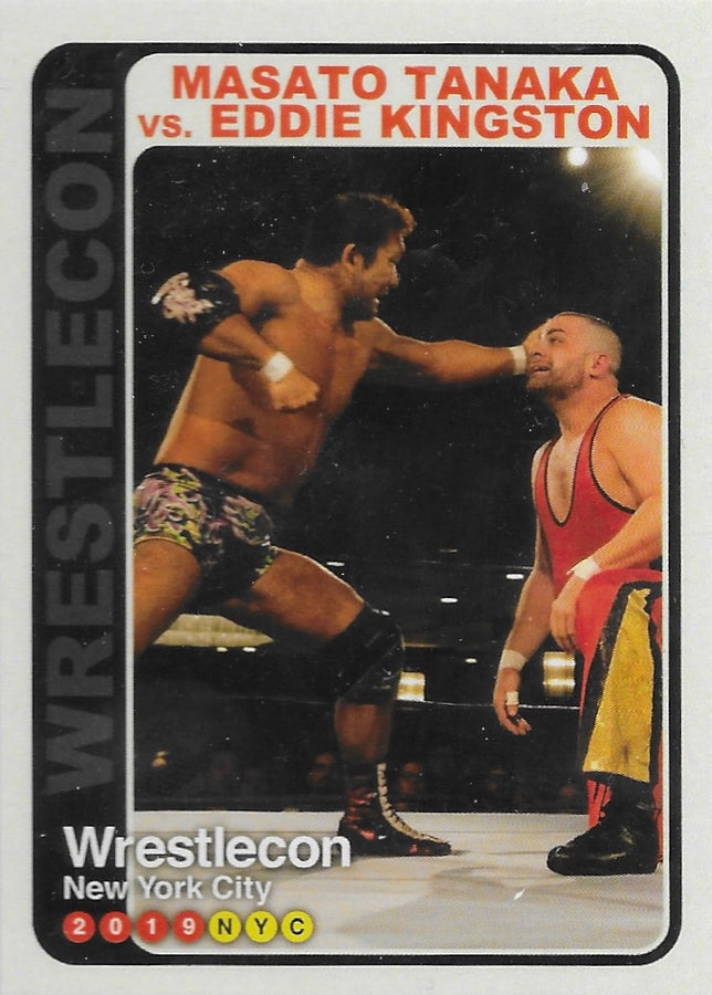 Masato Tanaka vs. Eddie Kingston trading card PW Catalog