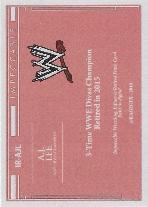 A.J. LEE – World Wrestling Entertainment