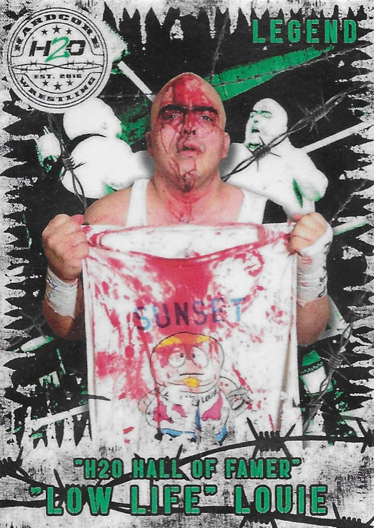 “H2O Hall of Famer” “LOW Life” Louie trading card PW Catalog
