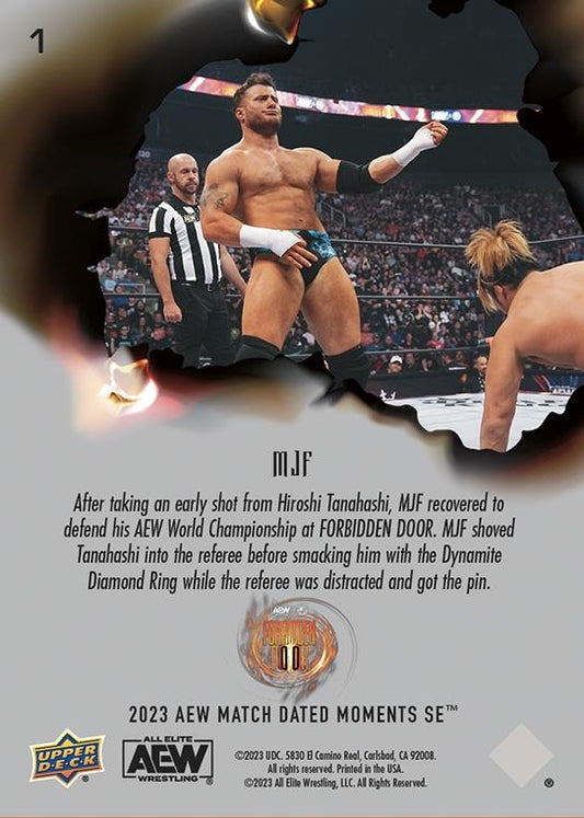 MJF – MJF Hits Hiroshi Tanahashi With Dynamite Diamond Ring, Defends AEW World Championship