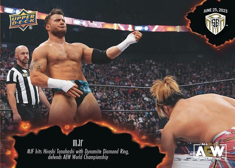 MJF – MJF Hits Hiroshi Tanahashi With Dynamite Diamond Ring, Defends AEW World Championship