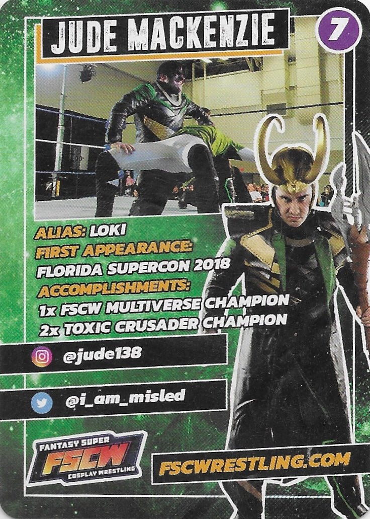 Loki / Jude Mackenzie trading card PW Catalog