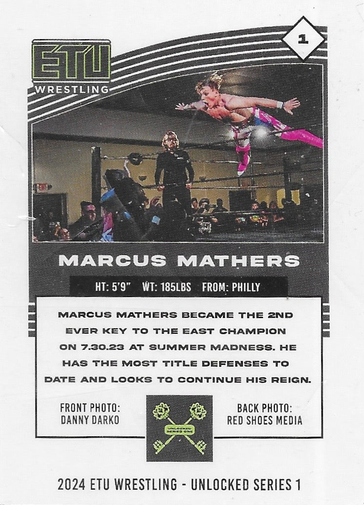 “Young Prodigy” Marcus Mathers trading card PW Catalog