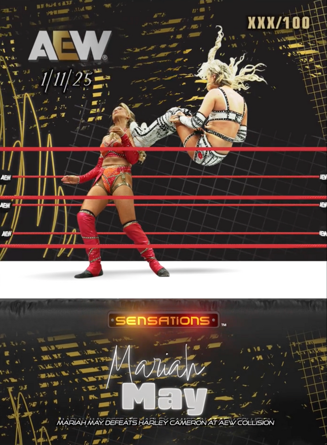 1/11/25 – Mariah MAY – Mariah MAY Defeats Harley Cameron at AEW Collision