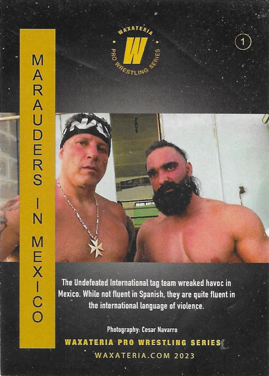 Marauders in Mexico trading card PW Catalog