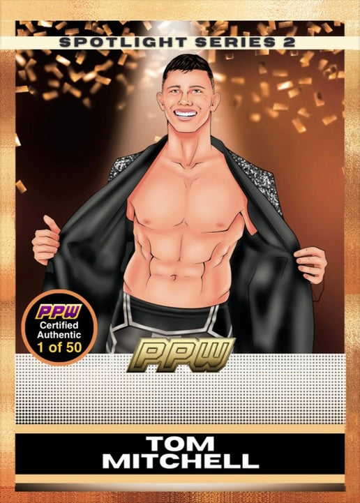 TOM Mitchell trading card PW Catalog