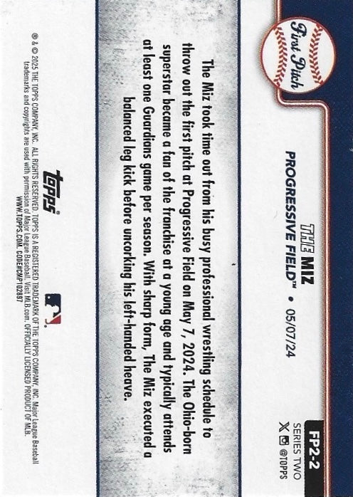 First Pitch: Progessive Field – the MIZ