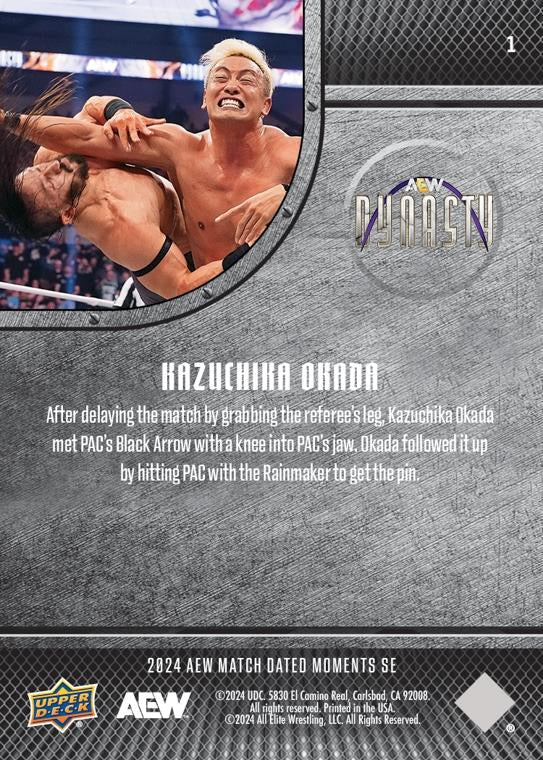 Kazuchika Okada – Kazuchika Okada Defeats PAC to Retain the AEW Continental Championship