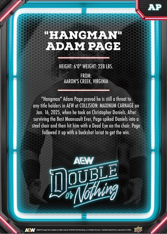 “Hangman” Adam Page Trading Card PWcatalog
