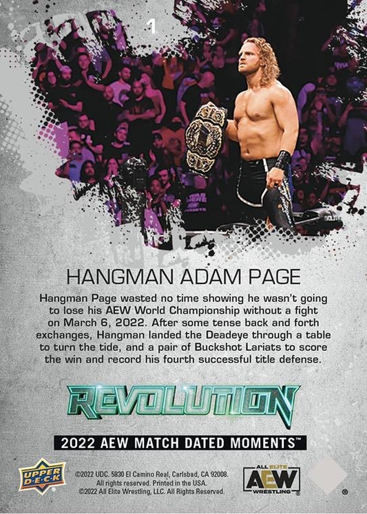 Hangman Adam Page – Hangman Survives Adam Cole’s Challenge, Retains AEW World Championship at Revolution - image 2