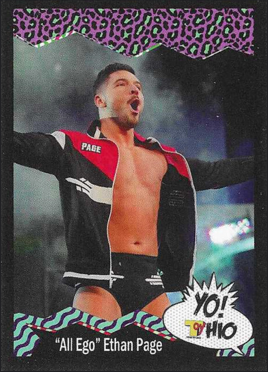 “All EGO” Ethan Page trading card PW Catalog