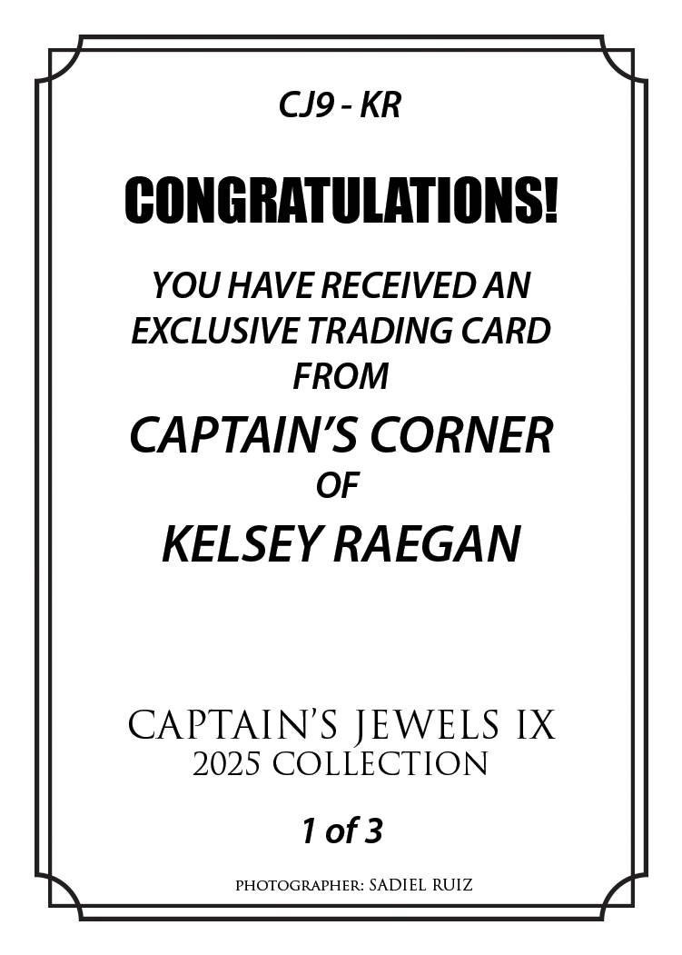 Kelsey Raegan trading card PW Catalog