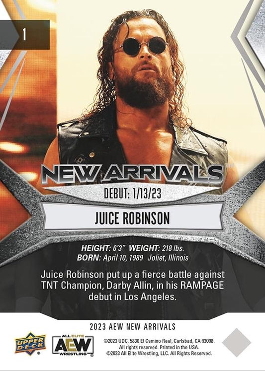 Juice Robinson trading card PW Catalog
