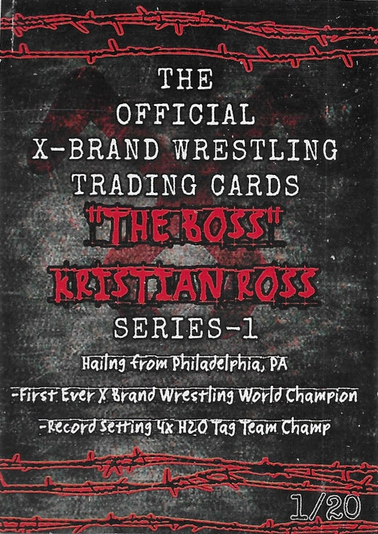 Kristian Ross trading card PW Catalog